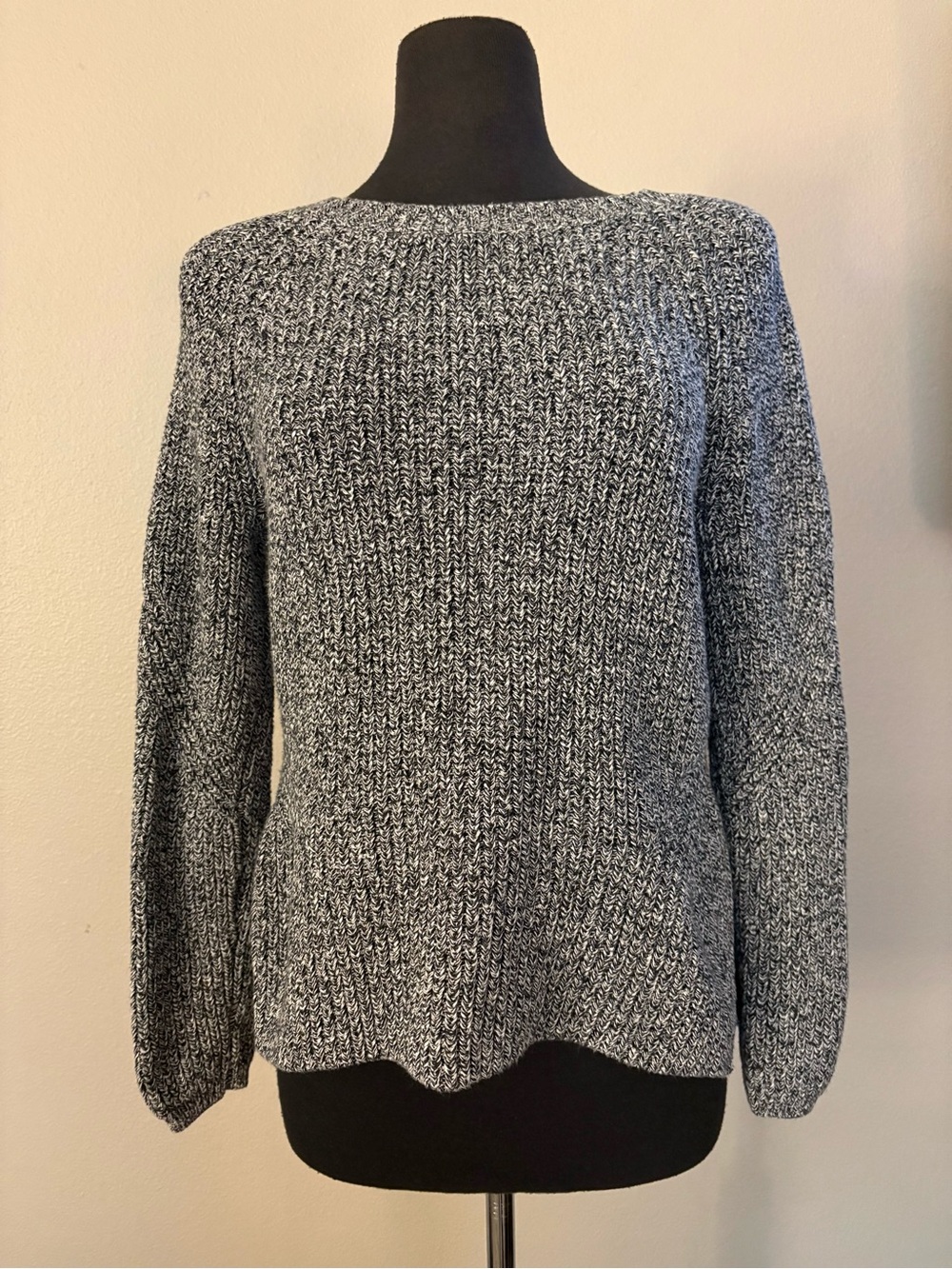 GAP Gray Marled Crewneck Sweater